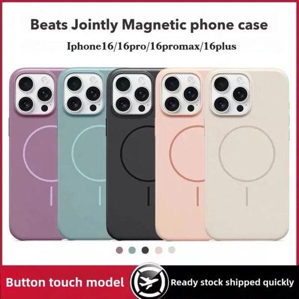 Luxury Premium Soft Silicone Matte Magsafe Case Cover For iPhone Series
