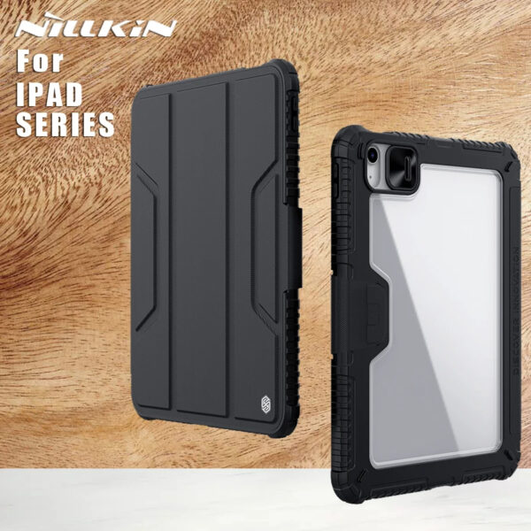 Nillkin Bumper Pro Leather Slide Camera Protection Shield Smart Flip Caser Cover For iPad Series - Image 4