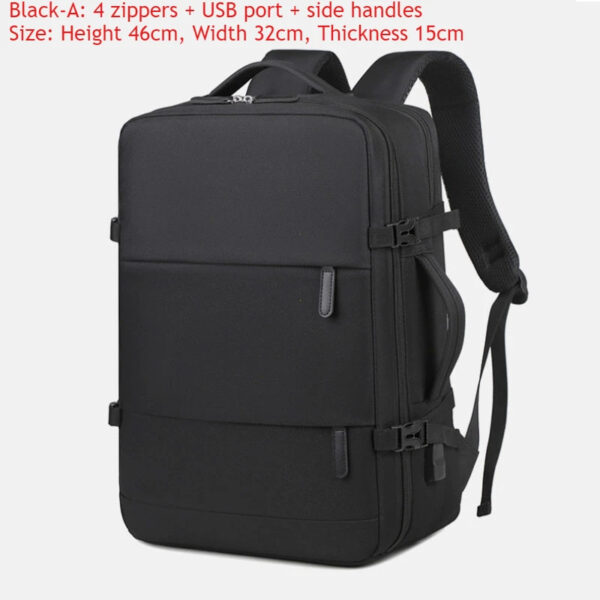 Luxury Premium with USB Charging Port Travel Fashion Bag Laptop Backpack Bag - Image 23