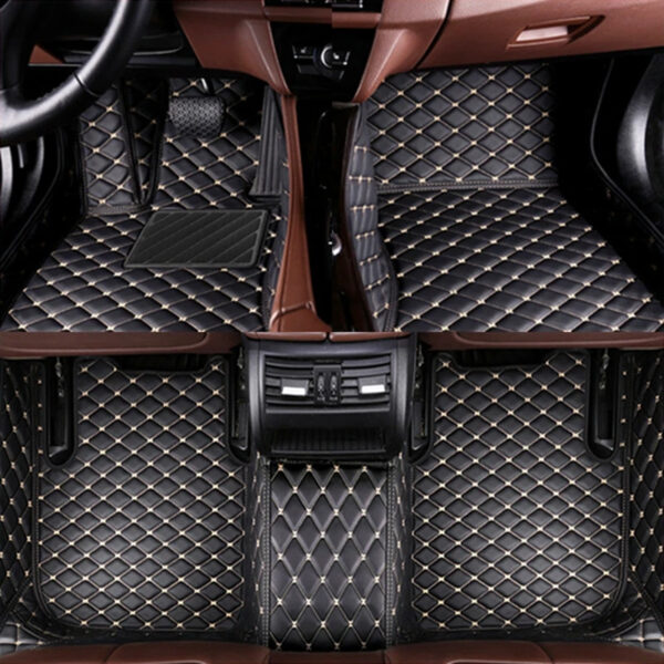 Luxury Premium Leather 7D Car Mats Waterproof Durable Easy Clean Non Skid Customized Car Floor Mat - Image 44