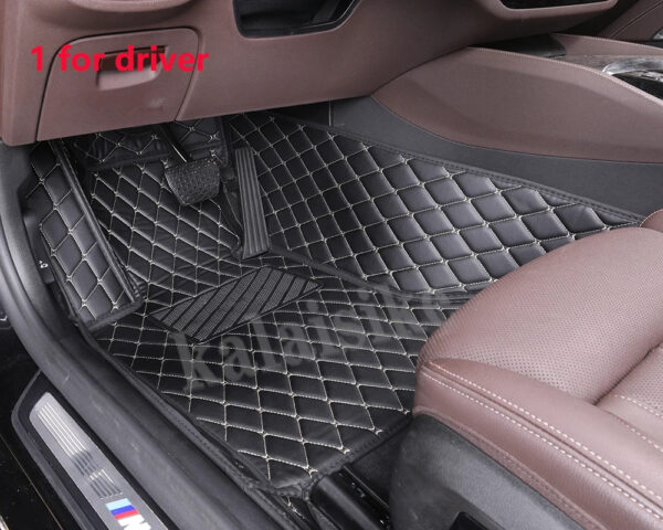 Luxury Premium Leather 7D Car Mats Waterproof Durable Easy Clean Non Skid Customized Car Floor Mat - Image 38