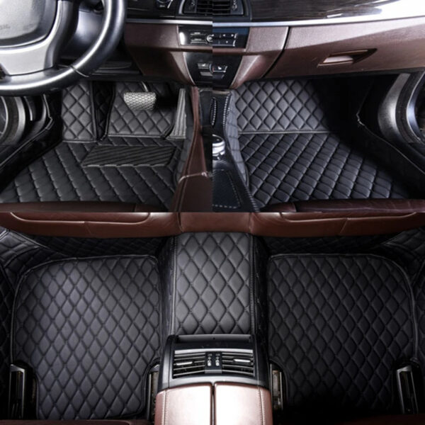 Luxury Premium Leather 7D Car Mats Waterproof Durable Easy Clean Non Skid Customized Car Floor Mat - Image 45