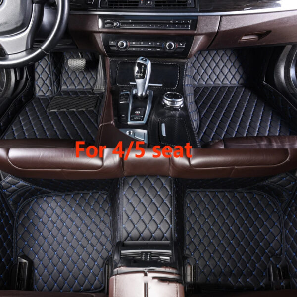 Luxury Premium Leather 7D Car Mats Waterproof Durable Easy Clean Non Skid Customized Car Floor Mat - Image 39