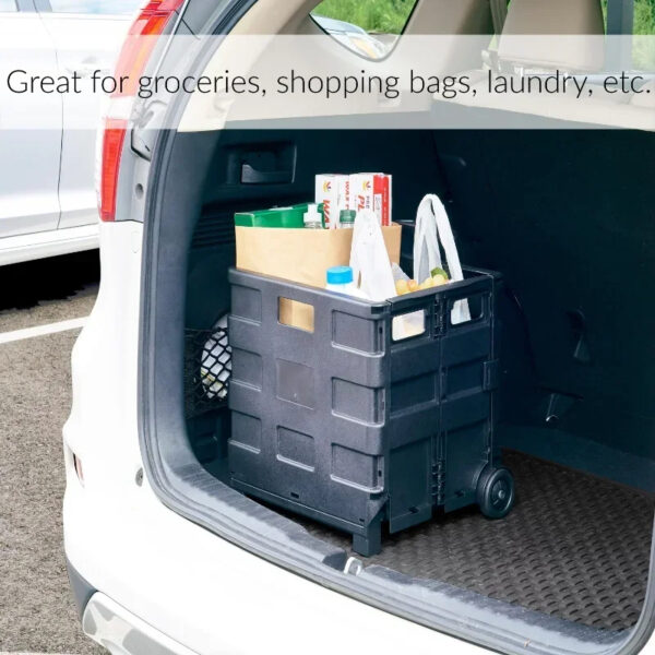 Luxury Premium Portable foldable shopping trolley  with wheels - Image 21