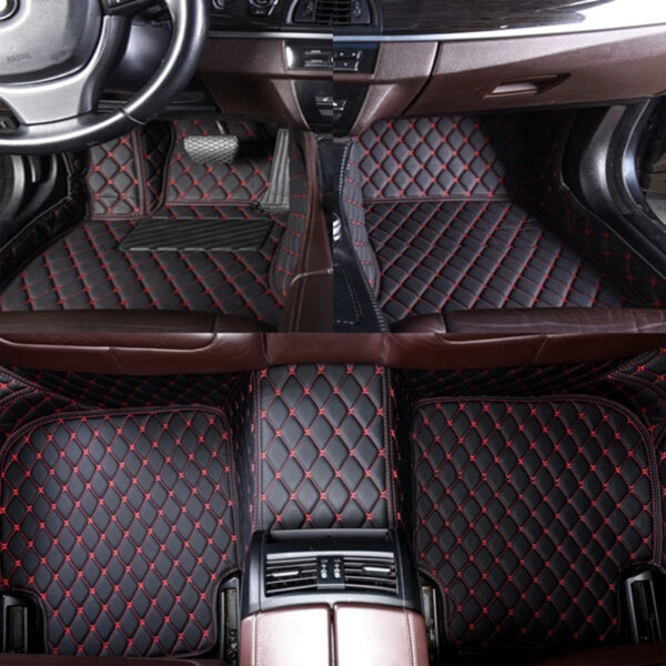 Luxury Premium Leather 7D Car Mats Waterproof Durable Easy Clean Non Skid Customized Car Floor Mat - Image 46
