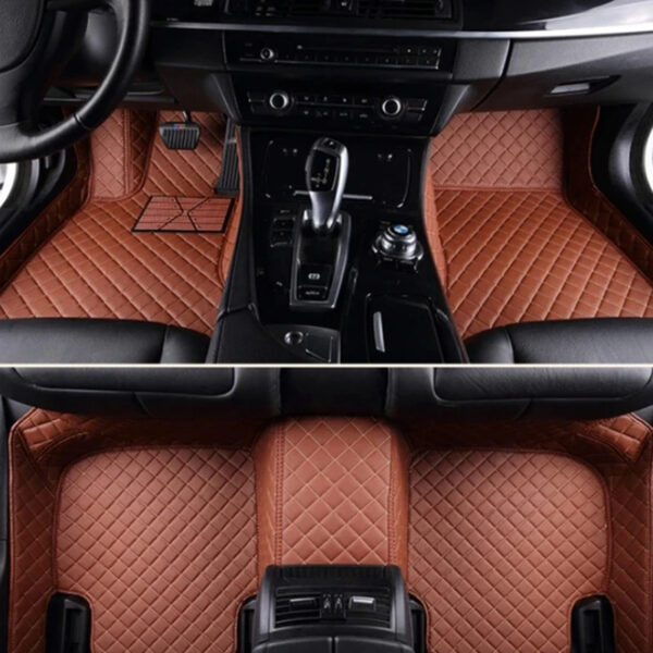 Luxury Premium Leather 7D Car Mats Waterproof Durable Easy Clean Non Skid Customized Car Floor Mat - Image 47