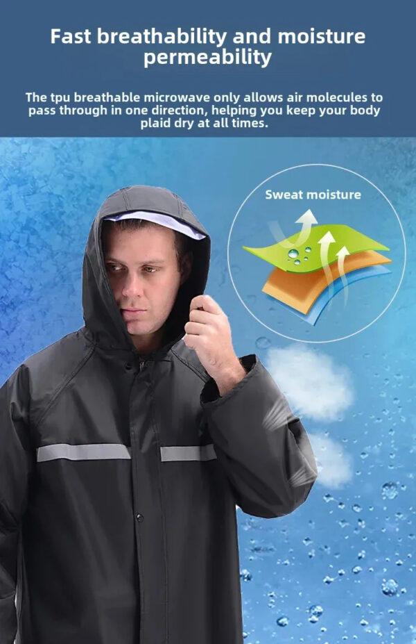 Luxury Premium Thickened Polyester Universal Body Protection Cover Raincoat