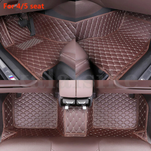 Luxury Premium Leather 7D Car Mats Waterproof Durable Easy Clean Non Skid Customized Car Floor Mat - Image 42