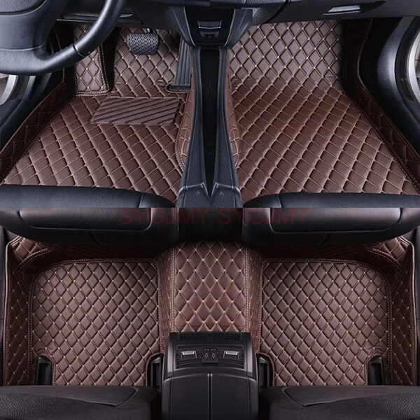 Luxury Premium Leather 7D Car Mats Waterproof Durable Easy Clean Non Skid Customized Car Floor Mat - Image 26