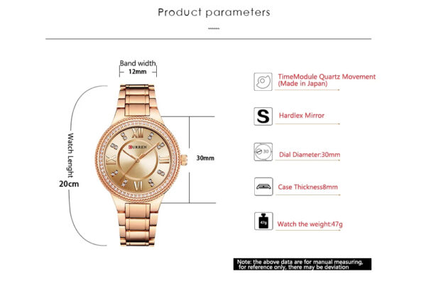 Luxury Premium CURREN New Fashion Top Brand  Stainless Steel Bracelet Classic Business Wristwatch - Image 27