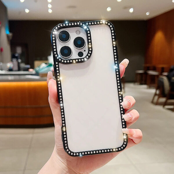 Luxury Glitter Diamond Rhinestones Bling Case For iPhone Case Covers For iPhone Series - Image 4