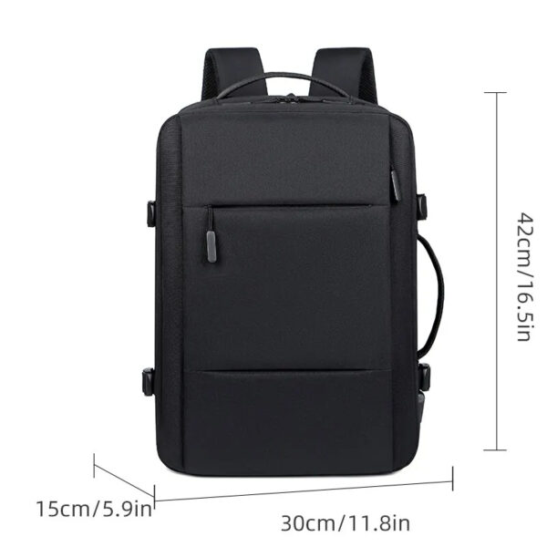 Luxury Premium with USB Charging Port Travel Fashion Bag Laptop Backpack Bag - Image 2