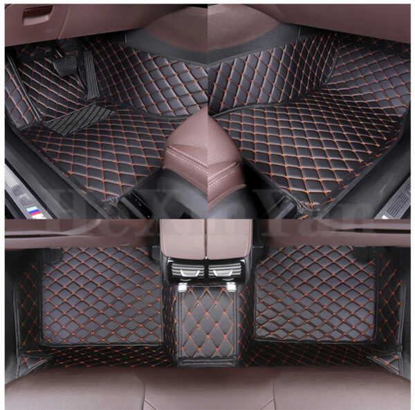 Luxury Premium Leather 7D Car Mats Waterproof Durable Easy Clean Non Skid Customized Car Floor Mat - Image 31