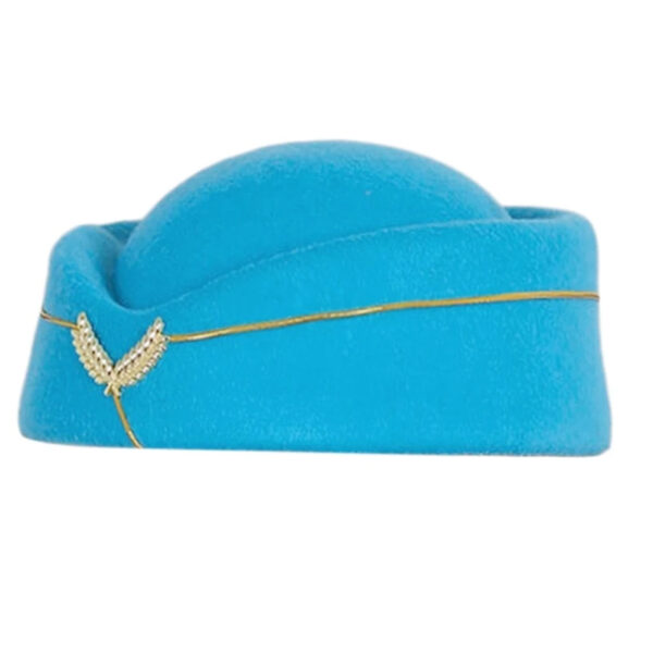 Luxury Premium Stewardess Beret Party Cosplay Formal Party Costume Hat - Image 9