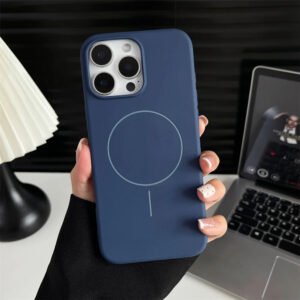Luxury Premium Soft Silicone Matte Magsafe Case Cover For iPhone Series