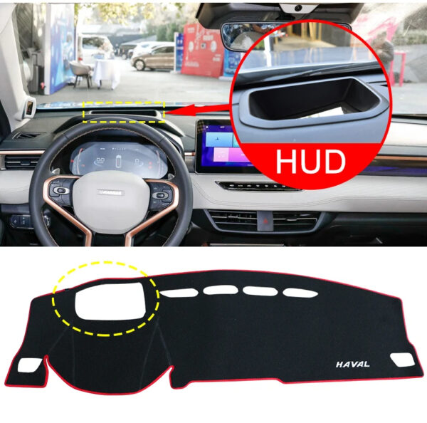 Luxury Premium Non-slip Sun Shade Pad Anti-UV Car Dashboard Cover Carpet Mat - Image 9
