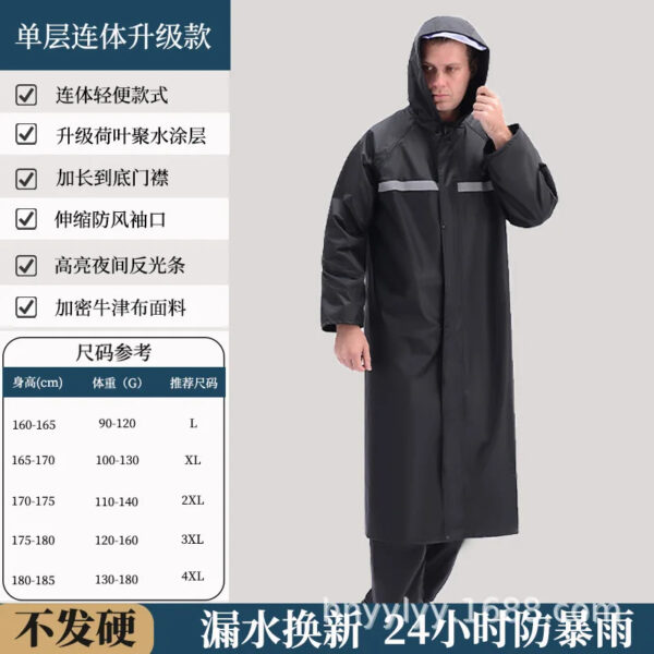 Luxury Premium Thickened Polyester Universal Body Protection Cover Raincoat - Image 8