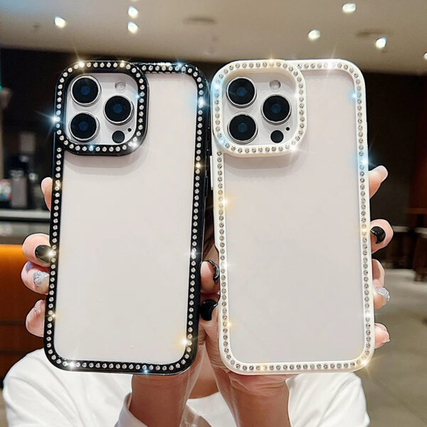 Luxury Glitter Diamond Rhinestones Bling Case For iPhone Case Covers For iPhone Series - Image 6