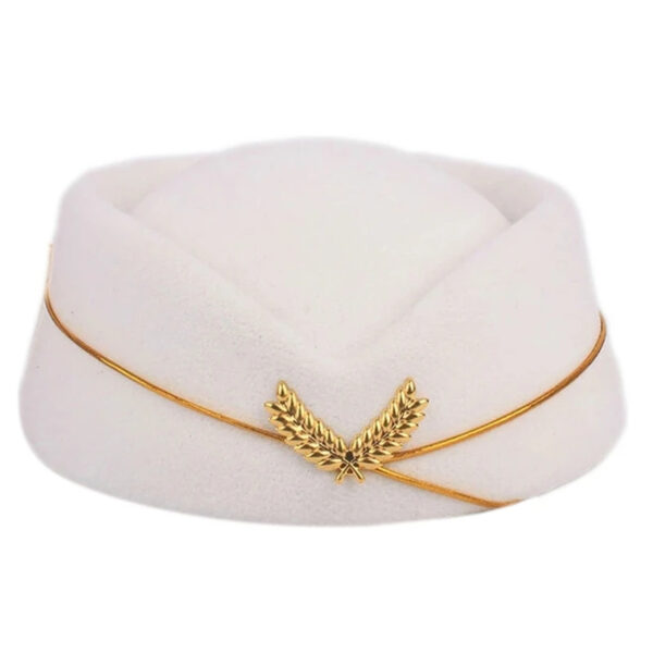 Luxury Premium Stewardess Beret Party Cosplay Formal Party Costume Hat - Image 14