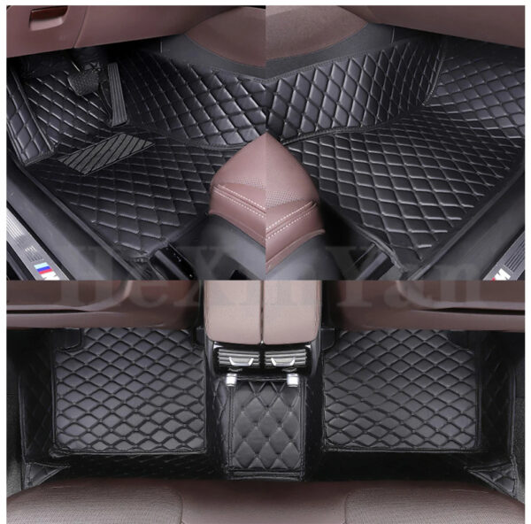 Luxury Premium Leather 7D Car Mats Waterproof Durable Easy Clean Non Skid Customized Car Floor Mat - Image 35