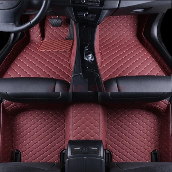 Luxury Premium Leather 7D Car Mats Waterproof Durable Easy Clean Non Skid Customized Car Floor Mat - Image 27