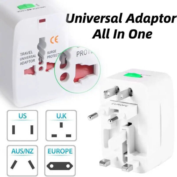Universal 110-250v 10A Electric AC Power Charger Socket International World Travel Adapter - Image 19