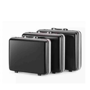 3 in 1 Piece Luxury Premium High Quality Business Document Organizer Hard Case Storage Briefcase