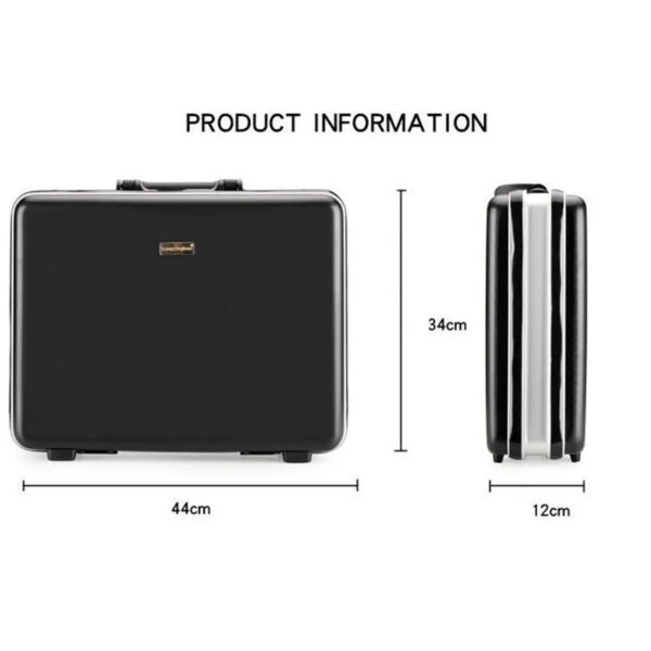 3 in 1 Piece Luxury Premium High Quality Business Document Organizer Hard Case Storage Briefcase - Image 17