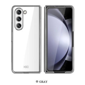 Luxury Premium Electroplate  Ultra Thin Hard PC Case Cover for Samsung Galaxy Z Fold 6 - Grey