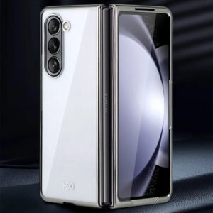 Luxury Premium Electroplate  Ultra Thin Hard PC Case Cover for Samsung Galaxy Z Fold 6 - Black