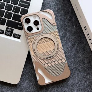 Luxury Premium Aluminum Alloy Frameless Magsafe Magnetic Holder For iPhone 16 Pro Max