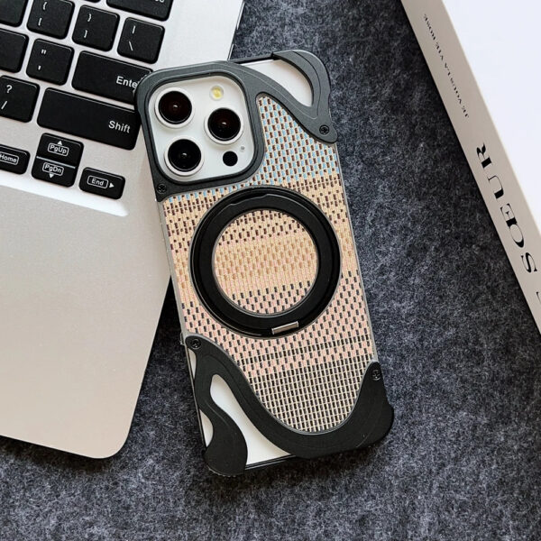 Luxury Premium Aluminum Alloy Frameless Magsafe Magnetic Holder For iPhone 16 Pro Max - Image 10