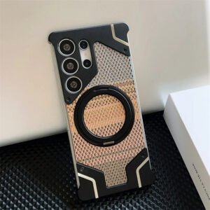 Luxury Premium Aluminum Alloy Frameless Magsafe Magnetic Holder For Samsung Galaxy S25 Ultra
