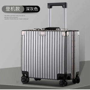 Luxury Premium Aluminium Frame Suitcase Hard Shell Trolley with Wheels Cabin Travelling Bag