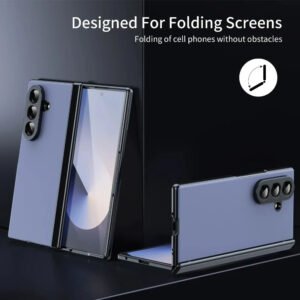 Luxury Premium Matte Leather Golden Border Case For Samsung Galaxy Z fold Series