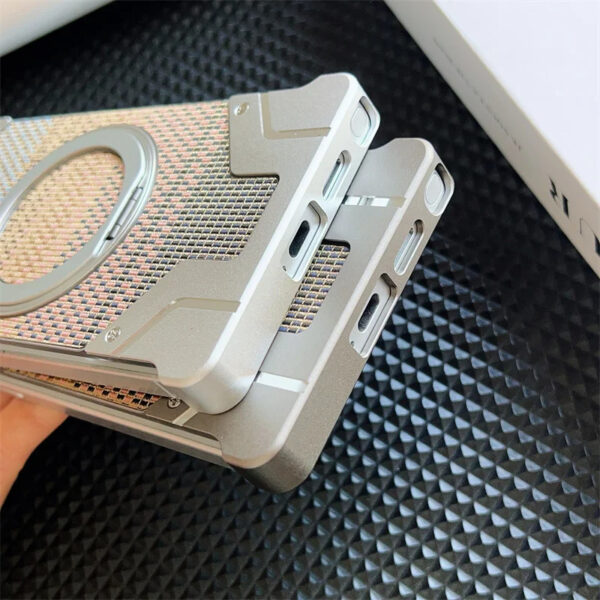 Luxury Premium Aluminum Alloy Frameless Magsafe Magnetic Holder For Samsung Galaxy S25 Ultra - Image 11