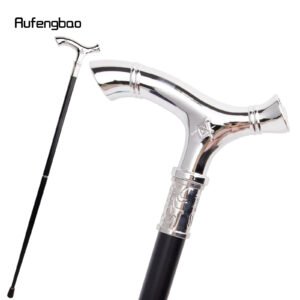 Luxury Premium Cospaly Vintage Party Fashionable Walking Stick - Silver