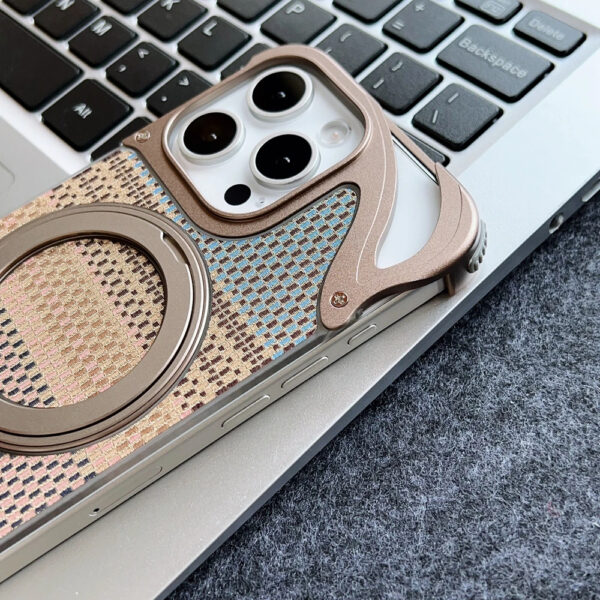 Luxury Premium Aluminum Alloy Frameless Magsafe Magnetic Holder For iPhone 16 Pro Max - Image 5