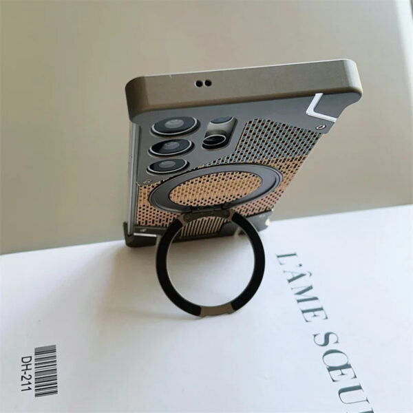 Luxury Premium Aluminum Alloy Frameless Magsafe Magnetic Holder For Samsung Galaxy S25 Ultra - Image 10