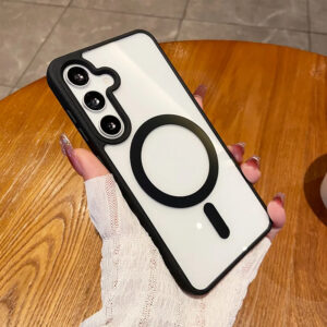 Luxury Premium Clear Shockproof Magnetic Bumper Cover  Cover Case for Samsung Galaxy A Series