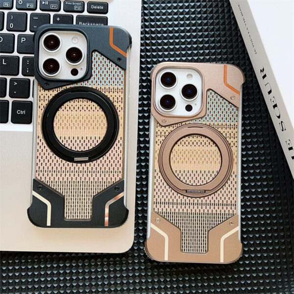 Luxury Premium Aluminum Alloy Frameless Magsafe Magnetic Holder For iPhone 16 Pro Max - Image 13