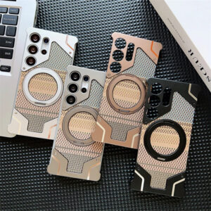 Luxury Premium Aluminum Alloy Frameless Magsafe Magnetic Holder For Samsung Galaxy S25 Ultra