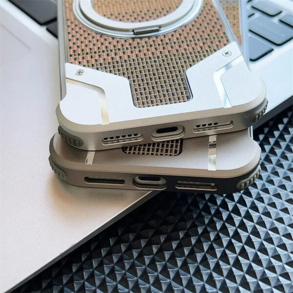 Luxury Premium Aluminum Alloy Frameless Magsafe Magnetic Holder For iPhone 16 Pro Max - Image 16