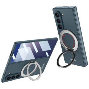Luxury Thin Ultra Matte Hard PC Magnetic Rotation Ring Bracket Phone Case for Samsung Z Fold Series