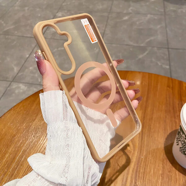 Luxury Premium Clear Shockproof Magnetic Bumper Cover  Cover Case for Samsung Galaxy A Series - Image 7