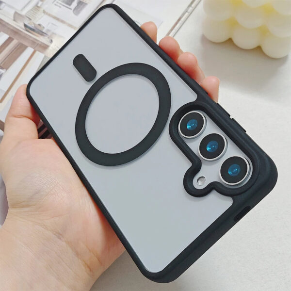 Luxury Premium Clear Shockproof Magnetic Bumper Cover  Cover Case for Samsung Galaxy A Series - Image 11