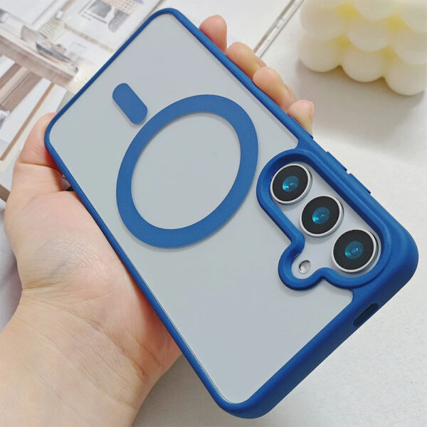Luxury Premium Clear Shockproof Magnetic Bumper Cover  Cover Case for Samsung Galaxy A Series - Image 12