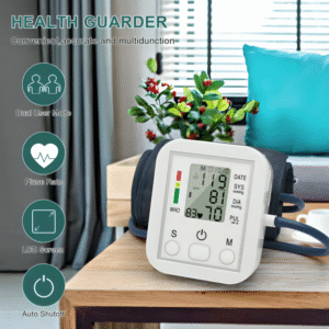 Portable Digital Upper Arm Blood Pressure Monitor Measurement Tool