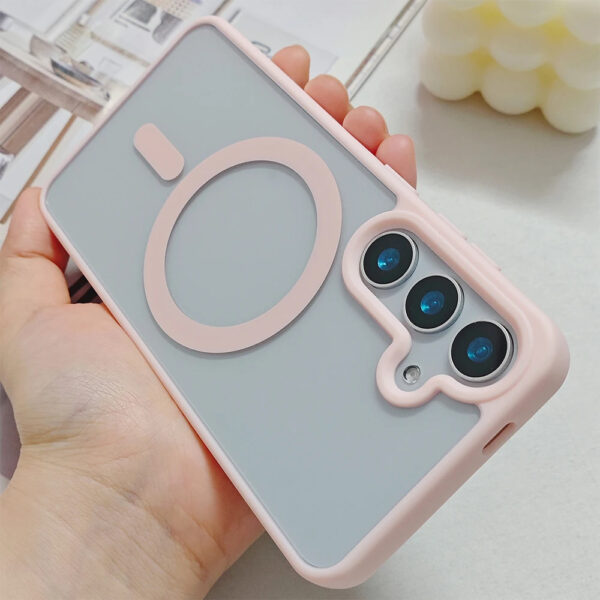 Luxury Premium Clear Shockproof Magnetic Bumper Cover  Cover Case for Samsung Galaxy A Series - Image 14
