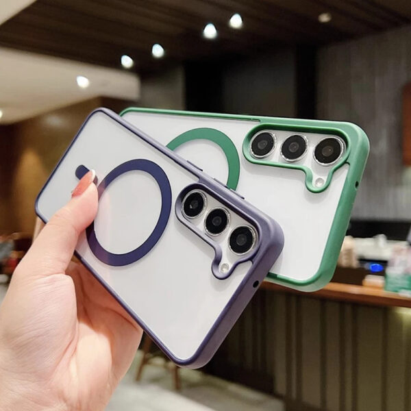 Luxury Premium Clear Shockproof Magnetic Bumper Cover  Cover Case for Samsung Galaxy A Series - Image 15